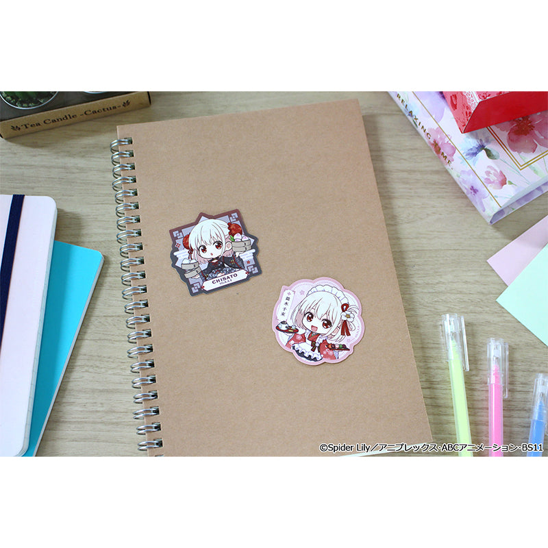 【Box/8】リコリス・リコイル ぷちちょこトレーディングステッカー 和メイドVer.&チャイナVer.【予約商品】