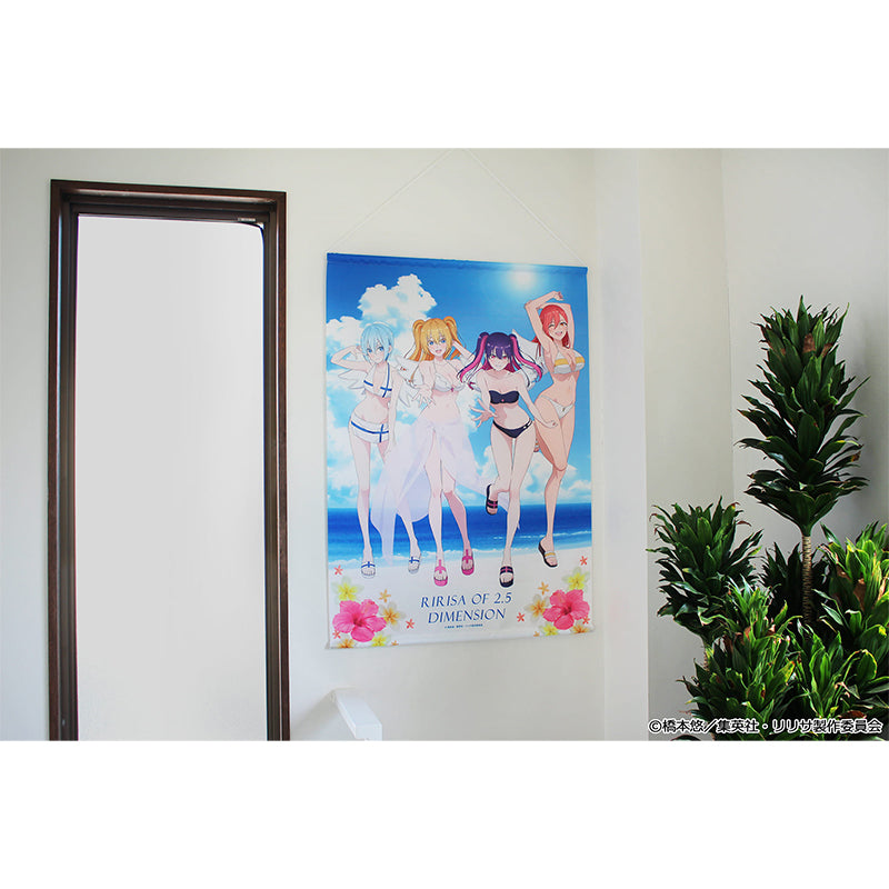 2.5次元の誘惑 描き下ろし B1タペストリー 水着Ver.【予約商品】