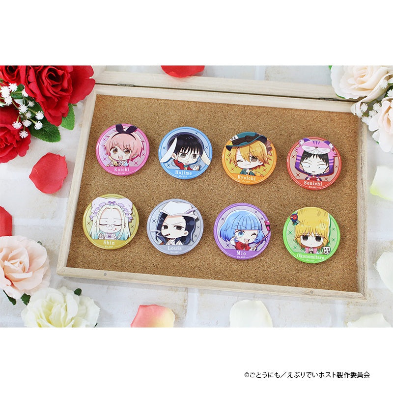 【Box/8】えぶりでいホスト ぷちちょこ トレーディンググリッター缶バッジ メルヘンコスDAY【予約商品】