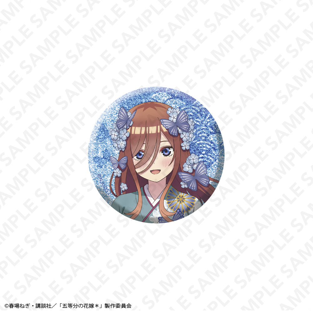 五等分の花嫁* グリッター57mm缶バッジ 中野三玖【予約商品】