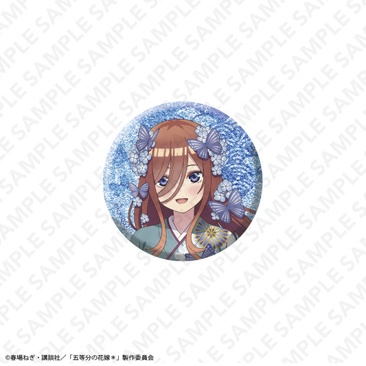 五等分の花嫁* グリッター57mm缶バッジ 中野三玖【予約商品】
