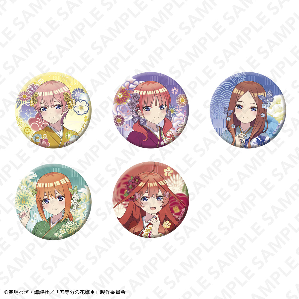 【Box/5】五等分の花嫁* トレーディングオーロラ75mm缶バッジ【予約商品】