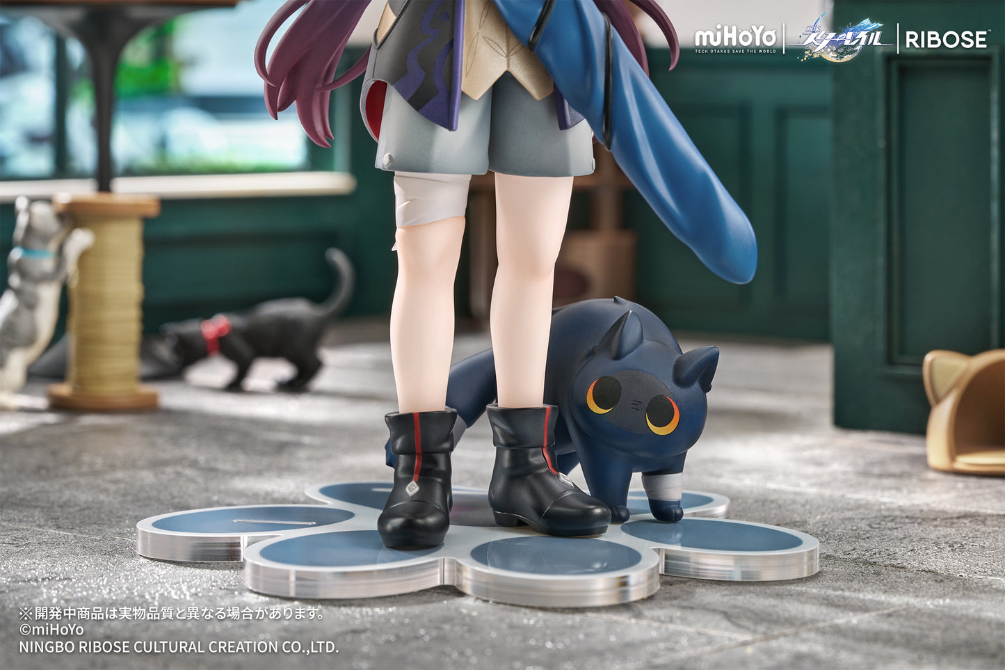 RIBOSE RISE UP+ 崩壊:スターレイル ちびねこシリーズ フィギュア 刃Ver.【予約商品】
