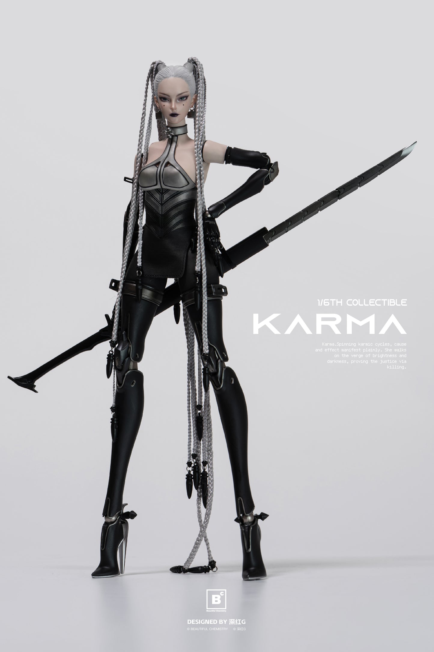 Beautiful Chemistry × 深紅G 白夜Alba KARMA 1/6スケール可動フィギュア【予約商品】
