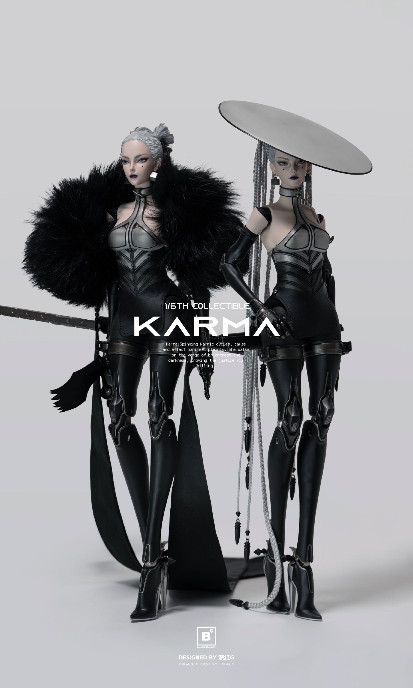 Beautiful Chemistry × 深紅G 白夜Alba KARMA 1/6スケール可動フィギュア【予約商品】