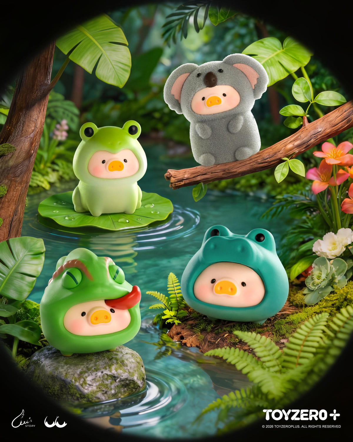 【Box/20】LuLu the Piggy - ルル・ザ・ピギー アニマルパーティー第2弾 ミニフィギュア【予約商品】
