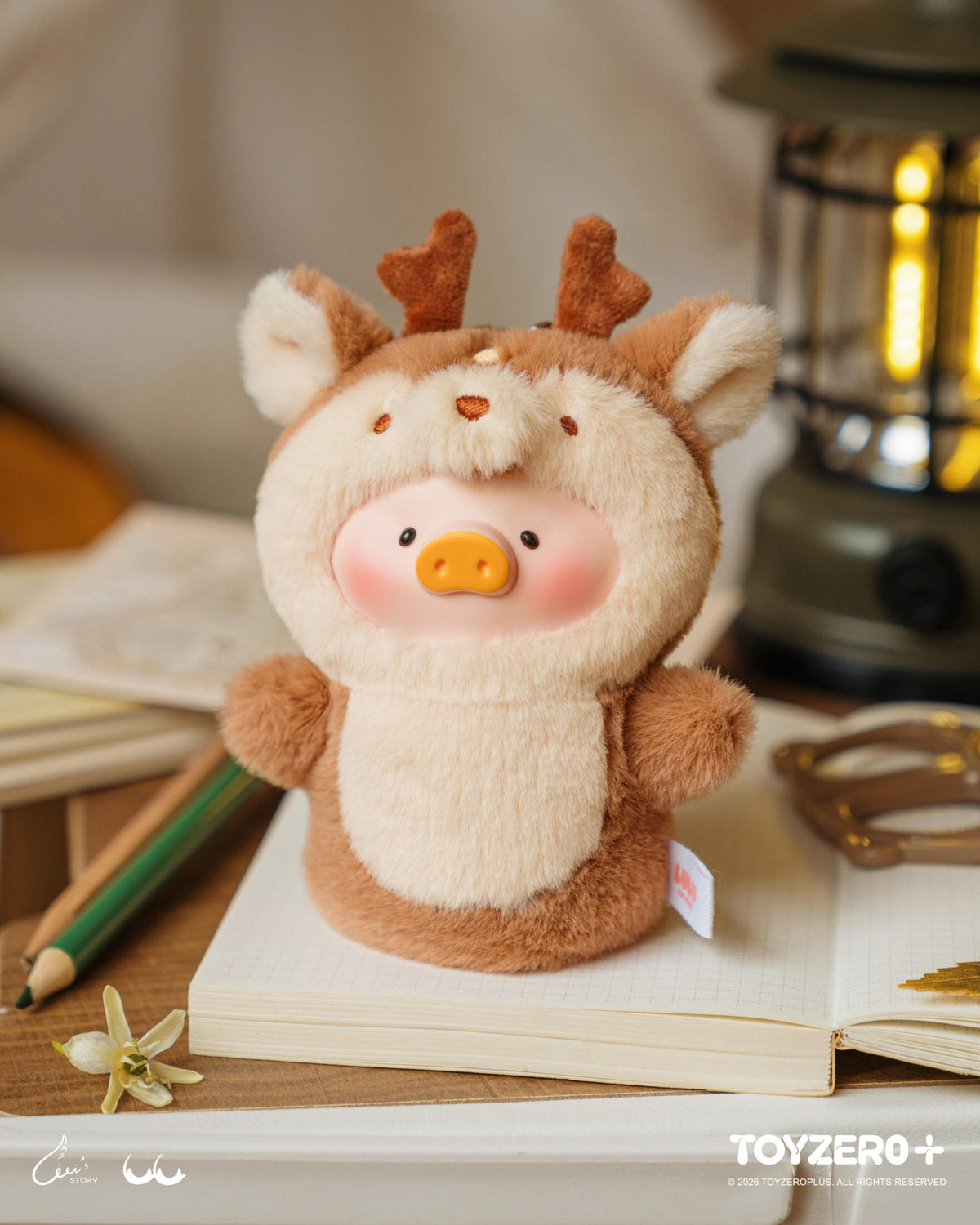 【Box/6】LuLu the Piggy - ルル・ザ・ピギー アニマルパーティー第2弾 -キュートバトラーぬいぐるみ キーカバー付きキーホルダー【予約商品】