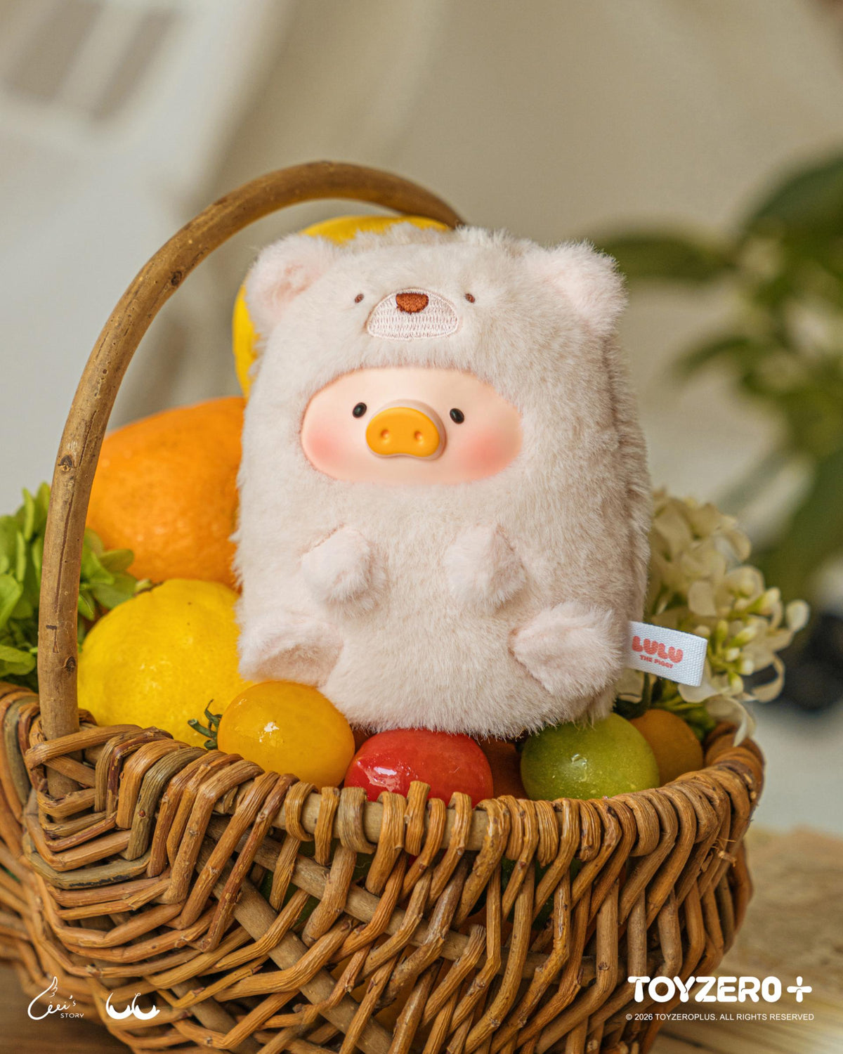 【Box/6】LuLu the Piggy - ルル・ザ・ピギー アニマルパーティー第2弾 -キュートバトラーぬいぐるみ キーカバー付きキーホルダー【予約商品】