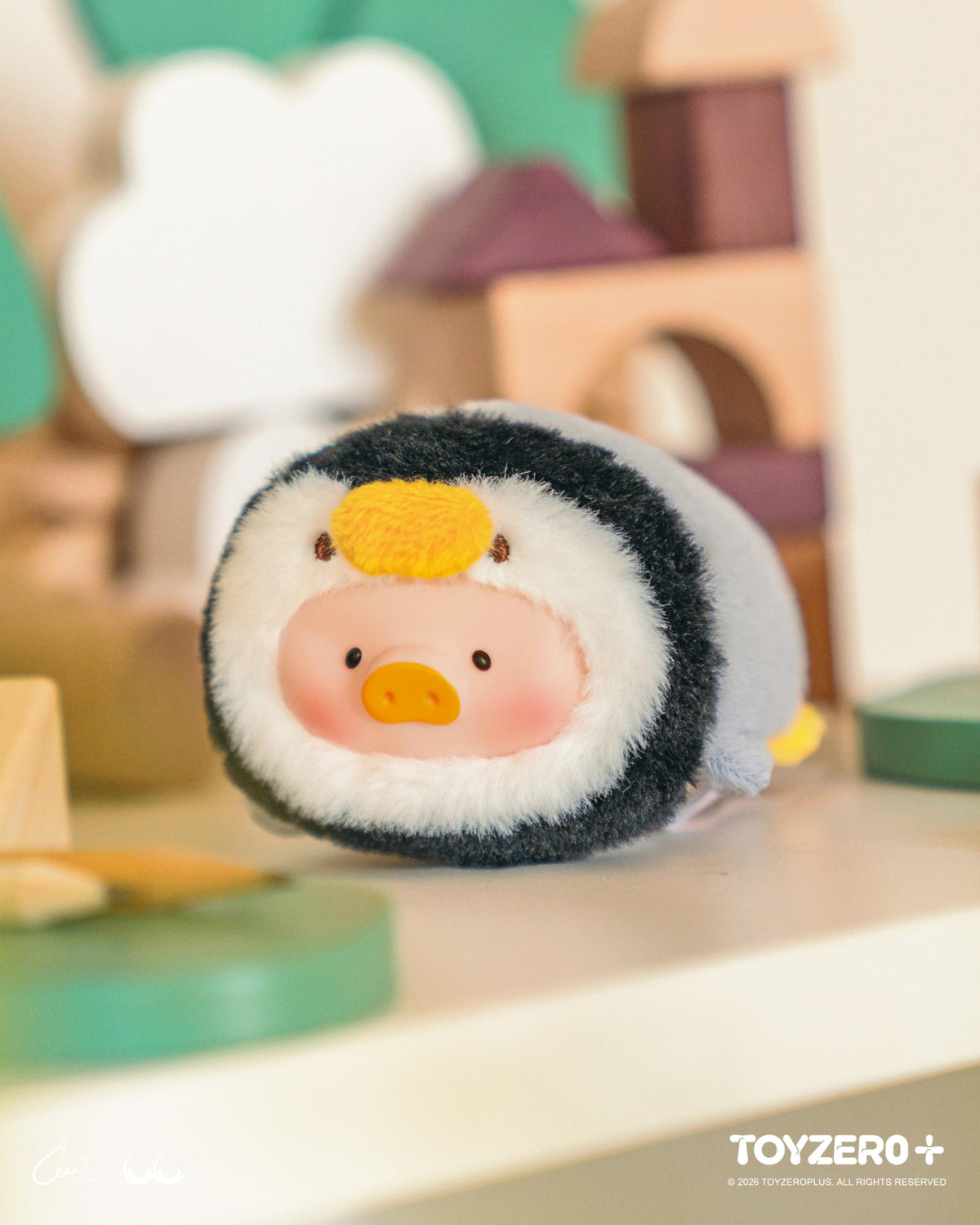 【Box/8】LuLu the Piggy - ルル・ザ・ピギー アニマルパーティー第2弾 - スティックトゥギャザー ぬいぐるみキーホルダー【予約商品】