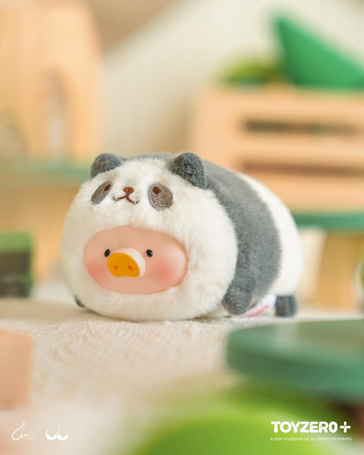 【Box/8】LuLu the Piggy - ルル・ザ・ピギー アニマルパーティー第2弾 - スティックトゥギャザー ぬいぐるみキーホルダー【予約商品】