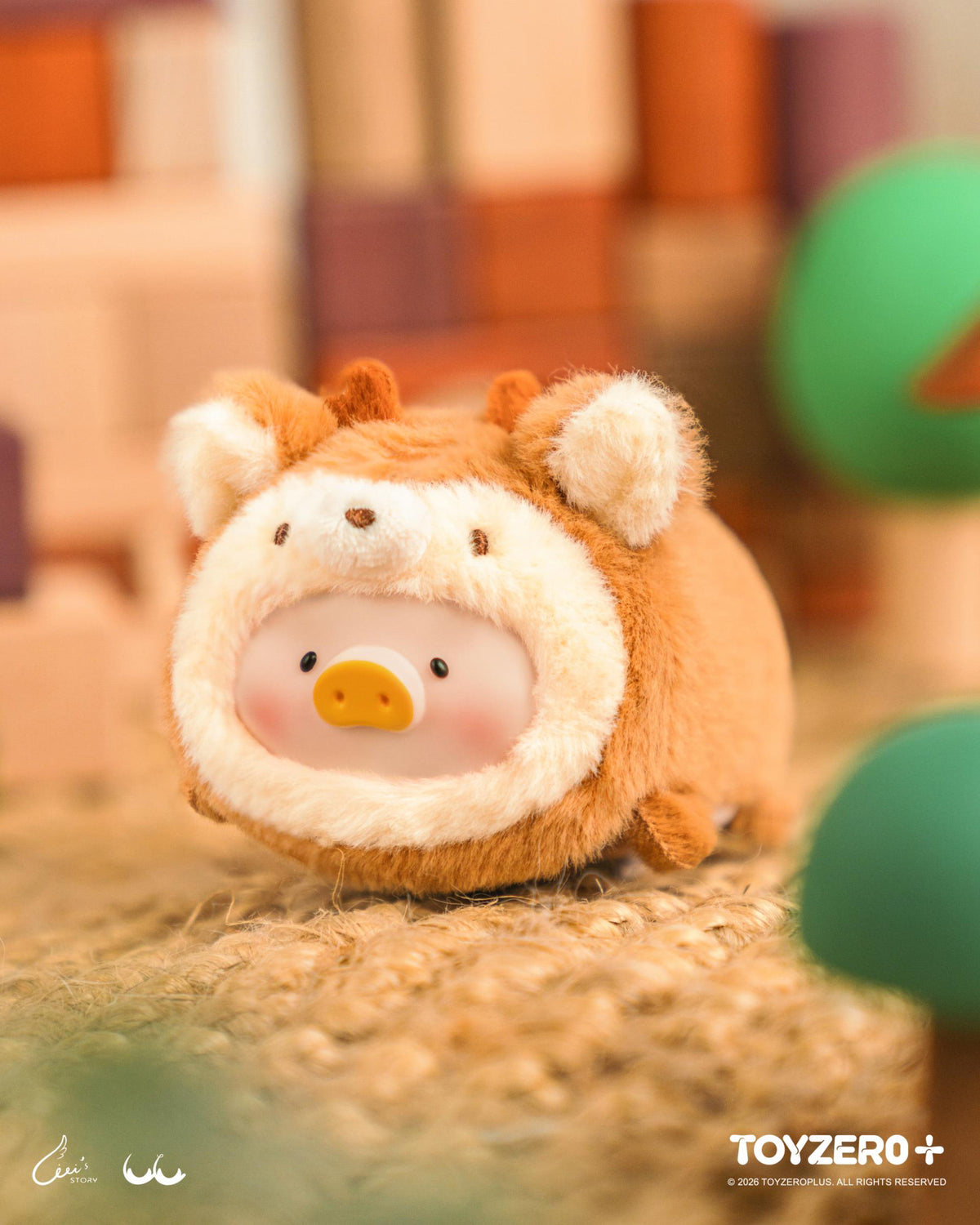 【Box/8】LuLu the Piggy - ルル・ザ・ピギー アニマルパーティー第2弾 - スティックトゥギャザー ぬいぐるみキーホルダー【予約商品】