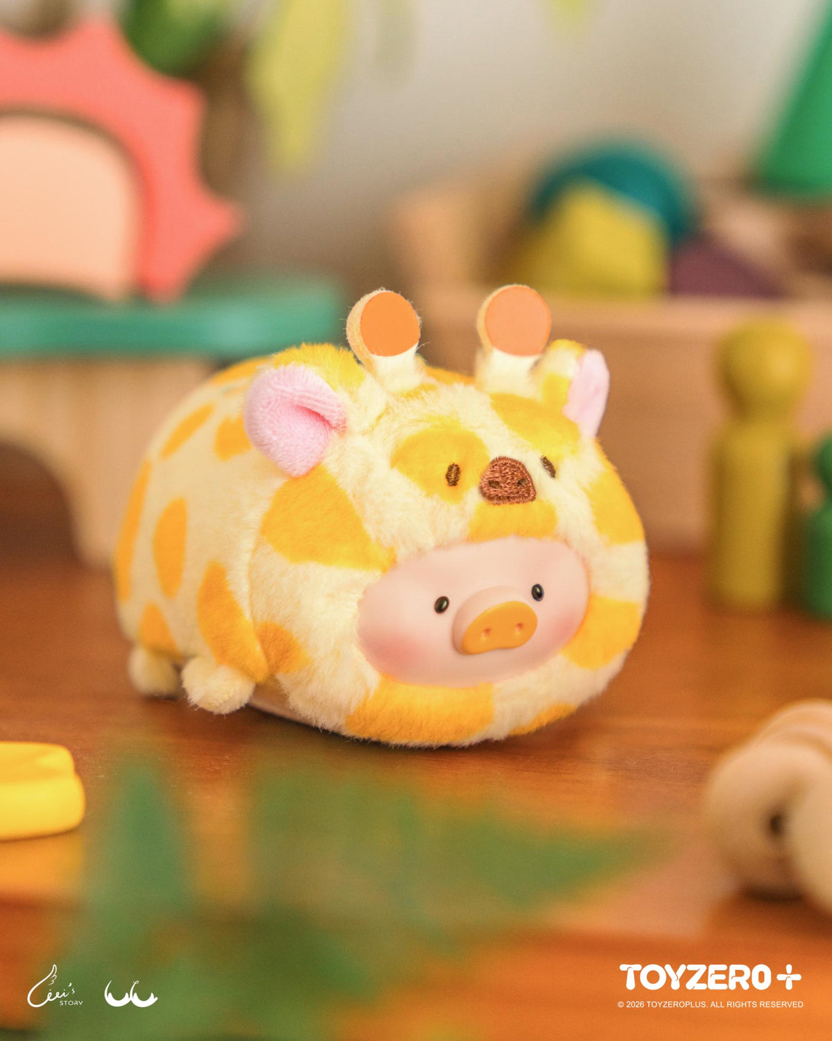 【Box/8】LuLu the Piggy - ルル・ザ・ピギー アニマルパーティー第2弾 - スティックトゥギャザー ぬいぐるみキーホルダー【予約商品】