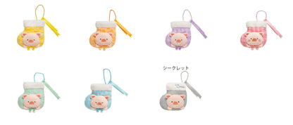 【Box/6】LuLu the Piggy - ルル・ザ・ピギー ウィンターフェスティブシリーズ - 祝福の願い ぬいぐるみキーホルダー【予約商品】