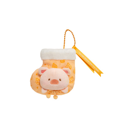 【Box/6】LuLu the Piggy - ルル・ザ・ピギー ウィンターフェスティブシリーズ - 祝福の願い ぬいぐるみキーホルダー【予約商品】