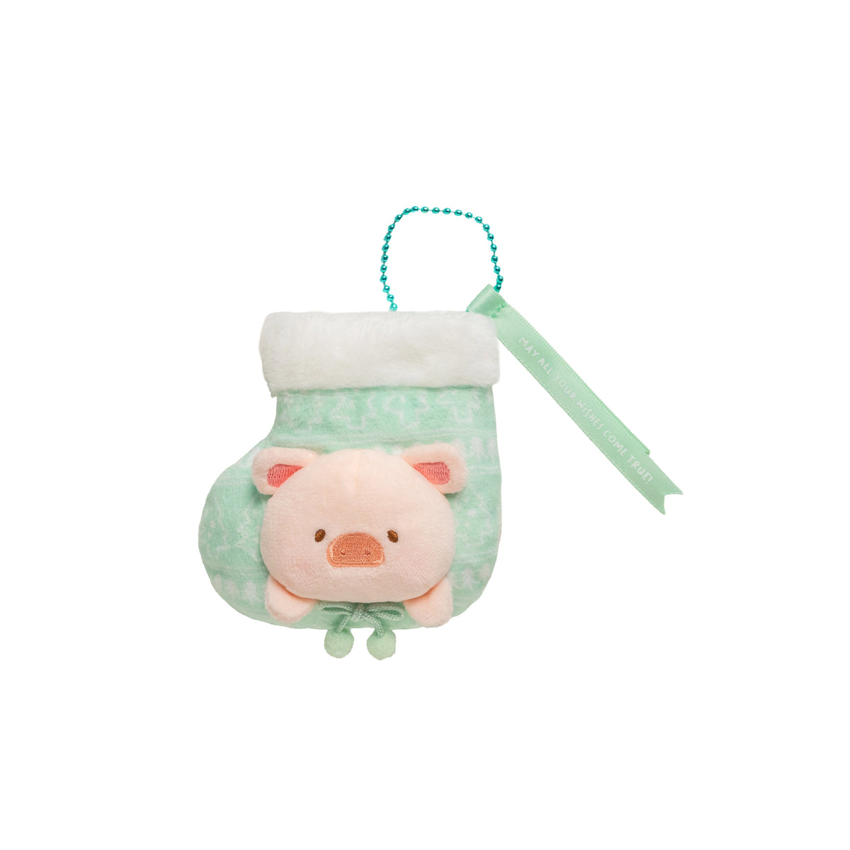 【Box/6】LuLu the Piggy - ルル・ザ・ピギー ウィンターフェスティブシリーズ - 祝福の願い ぬいぐるみキーホルダー【予約商品】
