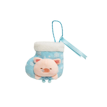 【Box/6】LuLu the Piggy - ルル・ザ・ピギー ウィンターフェスティブシリーズ - 祝福の願い ぬいぐるみキーホルダー【予約商品】