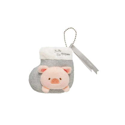 【Box/6】LuLu the Piggy - ルル・ザ・ピギー ウィンターフェスティブシリーズ - 祝福の願い ぬいぐるみキーホルダー【予約商品】