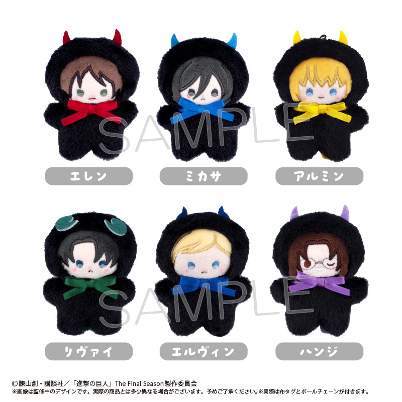 【Box/6】進撃の巨人 ぺたんこたぴぬい DEVIL Ver.【予約商品】