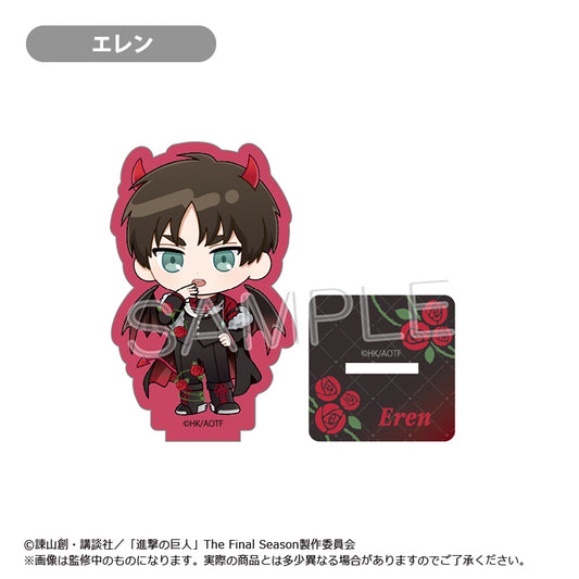 進撃の巨人 ミニキャラアクリルスタンド DEVIL Ver. エレン【予約商品】
