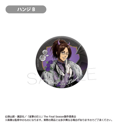 【Box/8】進撃の巨人 箔押し缶バッジ DEVIL Ver.【予約商品】
