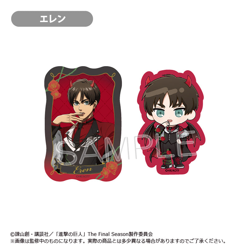進撃の巨人 ステッカーセット DEVIL Ver. エレン【予約商品】