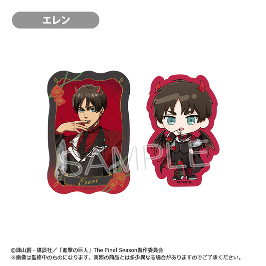 進撃の巨人 ステッカーセット DEVIL Ver. エレン【予約商品】