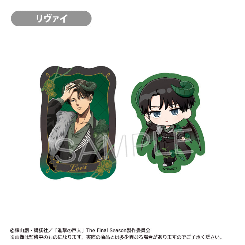 進撃の巨人 ステッカーセット DEVIL Ver. リヴァイ【予約商品】