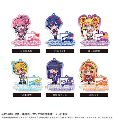 【Box/6】しゅごキャラ! 台座付きアクリルキーホルダー フルーツVer.【予約商品】
