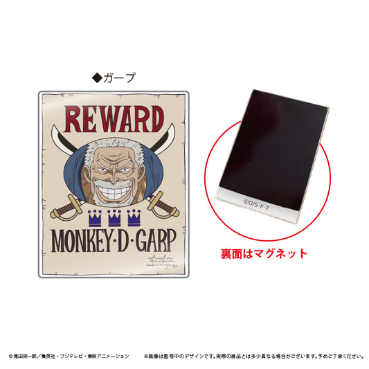 ONE PIECE クロスギルドの手配書アクリルマグネット Vol.6 ガープ【予約商品】