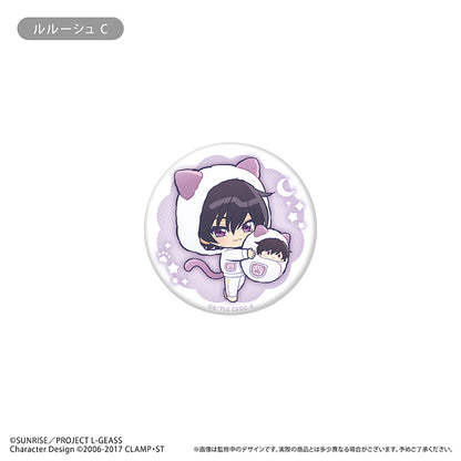 【Box/6】コードギアス 反逆のルルーシュ ラメ缶バッジ くるみパジャマVer.【予約商品】