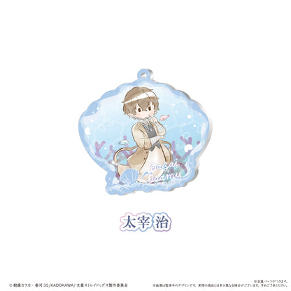 【Box/8】文豪ストレイドッグス レトロちっく貝殻キーホルダー マーメイドVer.【予約商品】