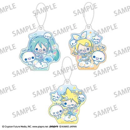 初音ミク×ぷくぷくあわわちゃん アクリルキーホルダーセット 初音ミク・鏡音リン・鏡音レン【予約商品】
