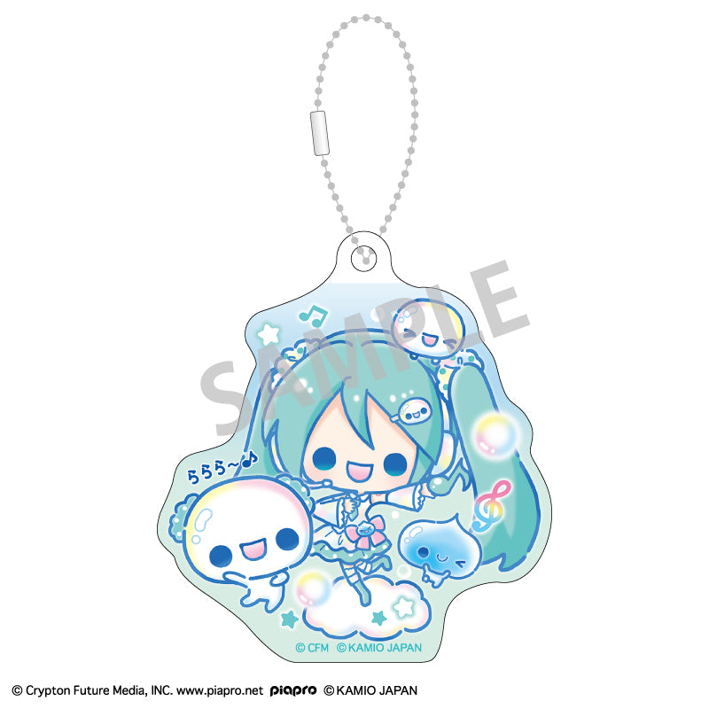 初音ミク×ぷくぷくあわわちゃん アクリルキーホルダーセット 初音ミク・鏡音リン・鏡音レン【予約商品】