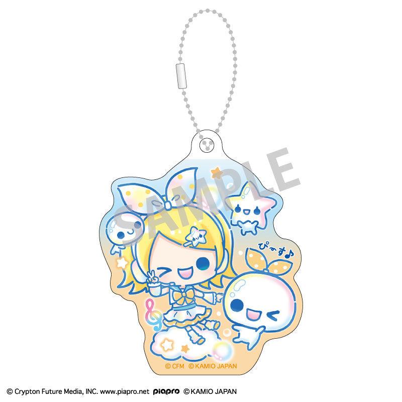 初音ミク×ぷくぷくあわわちゃん アクリルキーホルダーセット 初音ミク・鏡音リン・鏡音レン【予約商品】