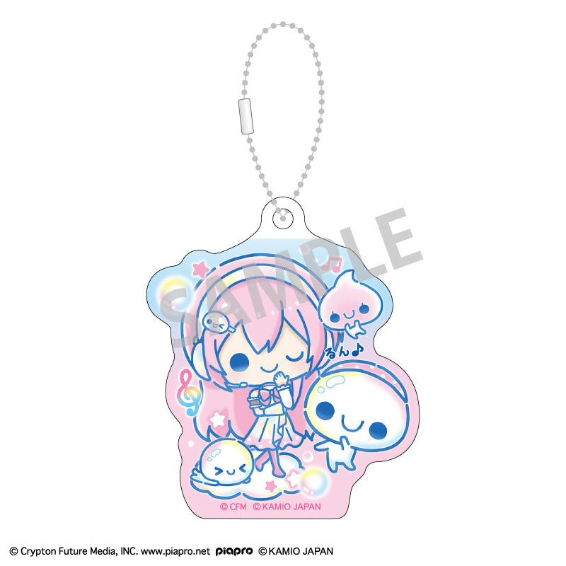 初音ミク×ぷくぷくあわわちゃん アクリルキーホルダーセット 巡音ルカ・MEIKO・KAITO【予約商品】