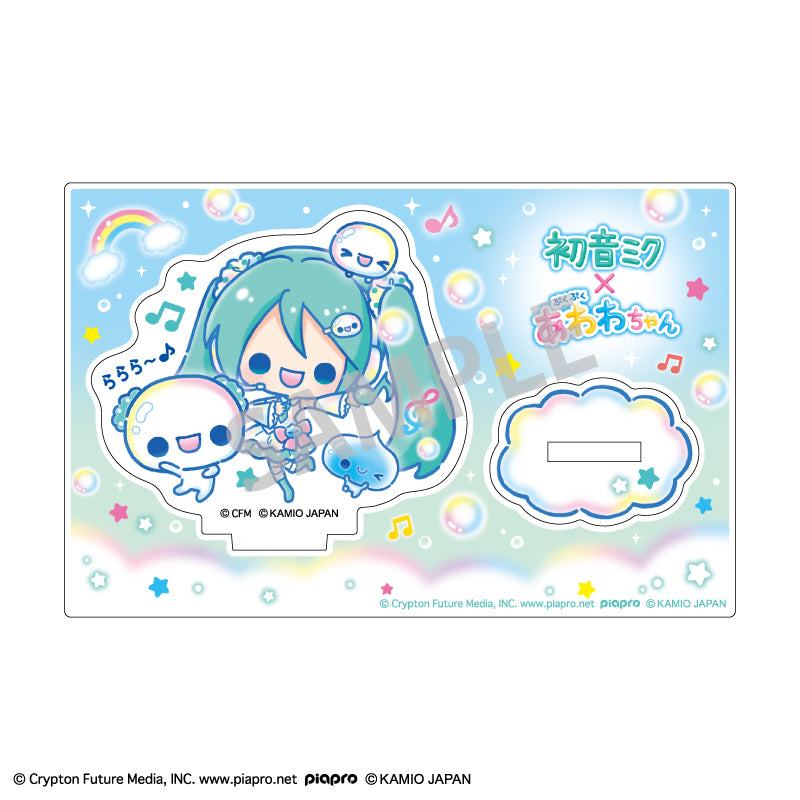 初音ミク×ぷくぷくあわわちゃん ミニアクリルスタンド 初音ミク【予約商品】