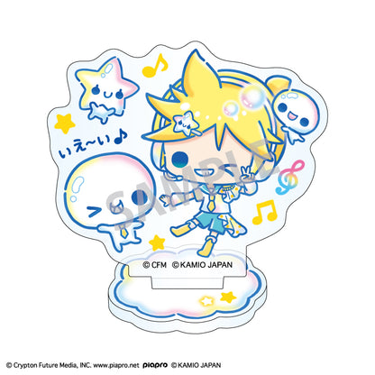 初音ミク×ぷくぷくあわわちゃん ミニアクリルスタンド 鏡音レン【予約商品】