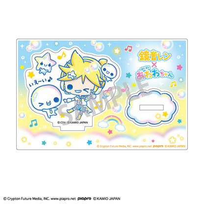 初音ミク×ぷくぷくあわわちゃん ミニアクリルスタンド 鏡音レン【予約商品】