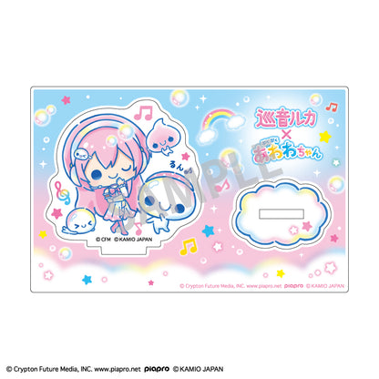 初音ミク×ぷくぷくあわわちゃん ミニアクリルスタンド 巡音ルカ【予約商品】