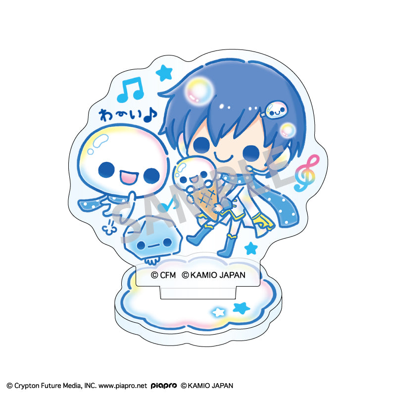 初音ミク×ぷくぷくあわわちゃん ミニアクリルスタンド KAITO【予約商品】