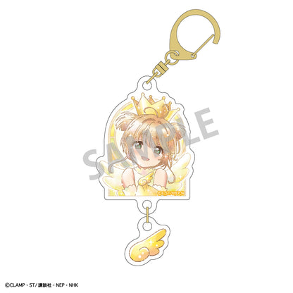 カードキャプターさくら クリアカード編 ダブルパーツアクリルキーホルダー 木之本桜A カミアニTOUCH【予約商品】