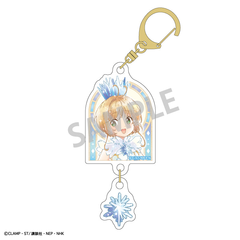カードキャプターさくら クリアカード編 ダブルパーツアクリルキーホルダー 木之本桜C カミアニTOUCH【予約商品】