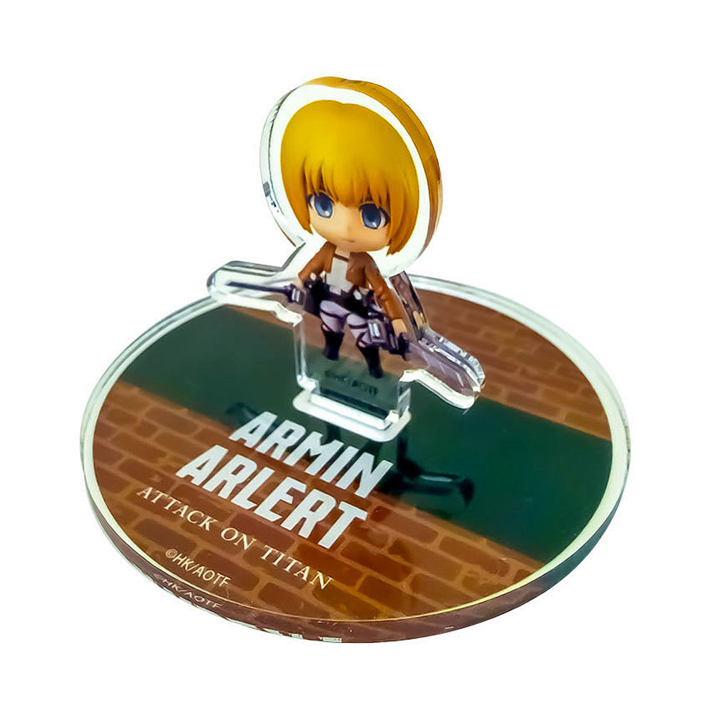 進撃の巨人 ねんどろいどぷらす カプセルスタンド アルミンA【予約商品】