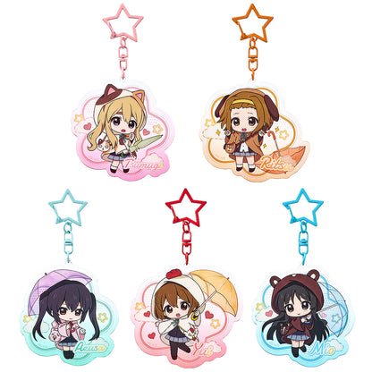 【Box/5】けいおん! ふわ雨シリーズ トレーディングアクリルキーホルダー【予約商品】
