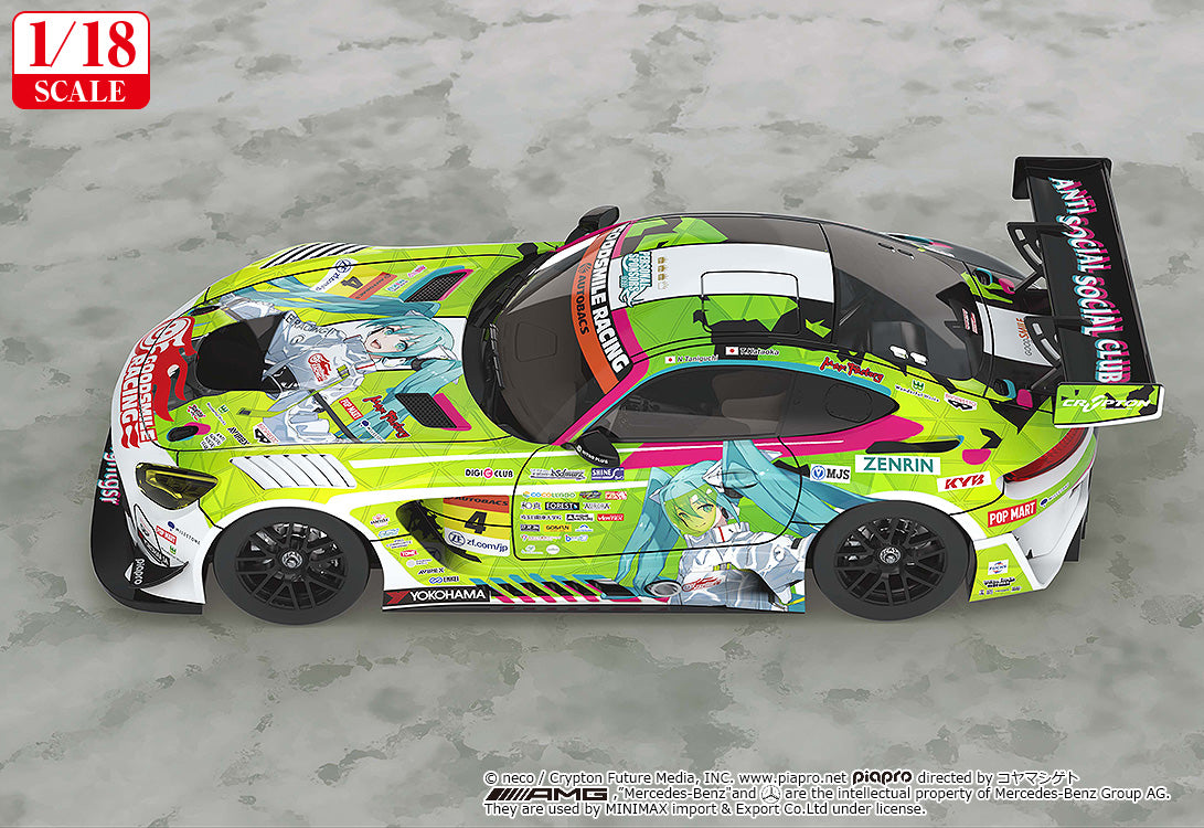 初音ミク GTプロジェクト 1/18 グッドスマイル 初音ミク AMG 2022開幕戦Ver.【予約商品】
