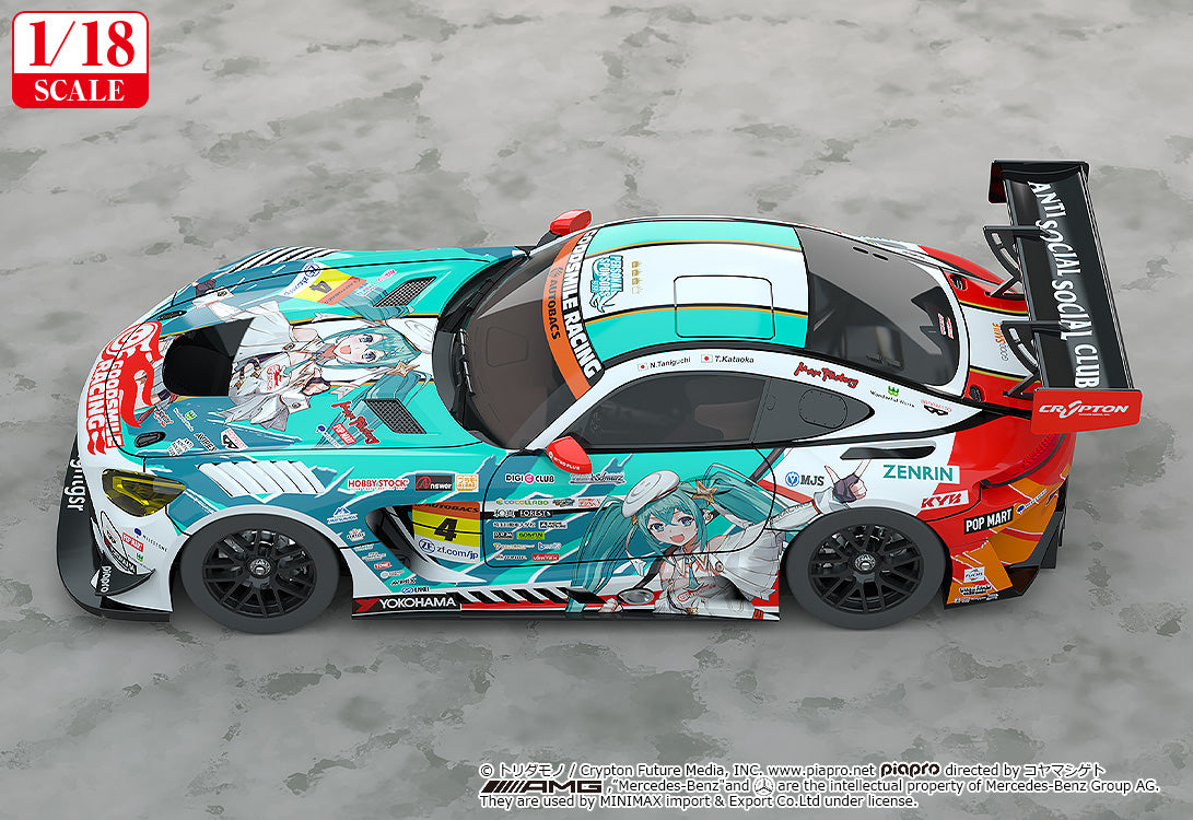 初音ミクGTプロジェクト 1/18 グッドスマイル 初音ミク AMG 2023 開幕