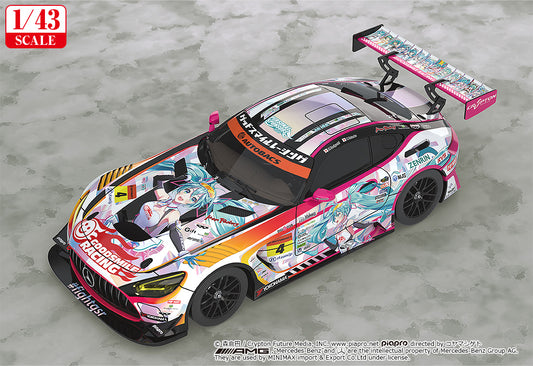 初音ミク GTプロジェクト 1/43 グッドスマイル 初音ミク AMG 2021 SUPER GT参戦100戦記念Ver.【予約商品】
