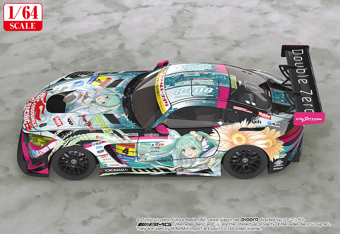 初音ミク GTプロジェクト 1/64 グッドスマイル 初音ミク AMG 2017 SUPER GT Ver.【予約商品】