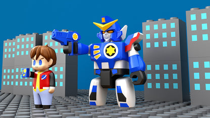 伝説の勇者ダ・ガーン BRICKROID ダ・ガーン&高杉星史セット【予約商品】