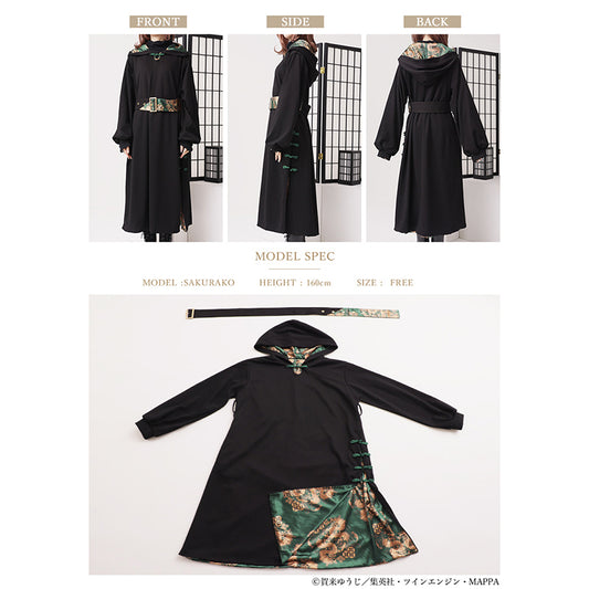 地獄楽×Favorite 杠モチーフチャイナロングパーカー【予約商品】